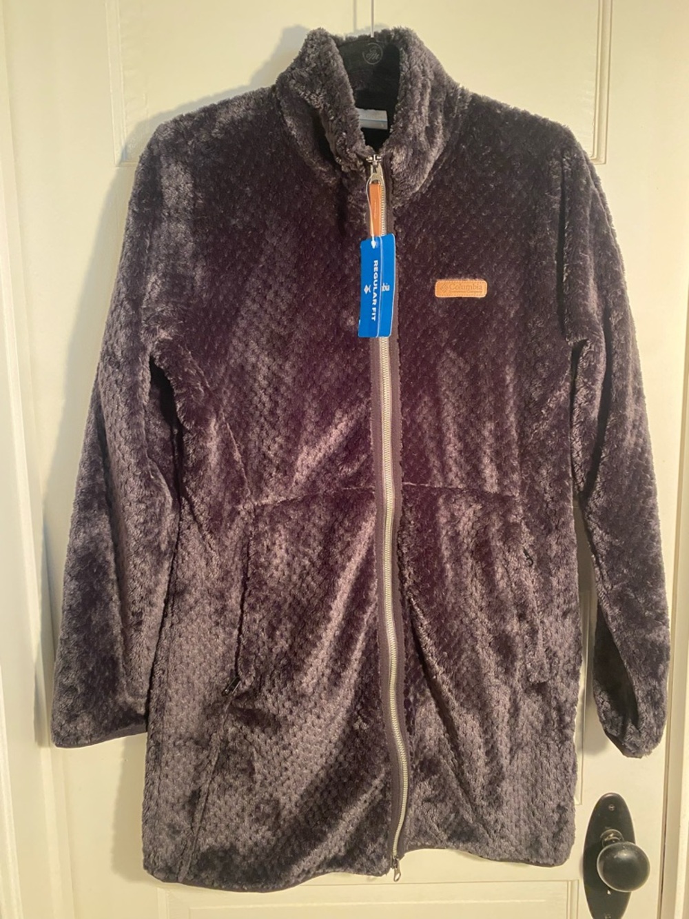 Columbia Black Plush Fleece Jacket